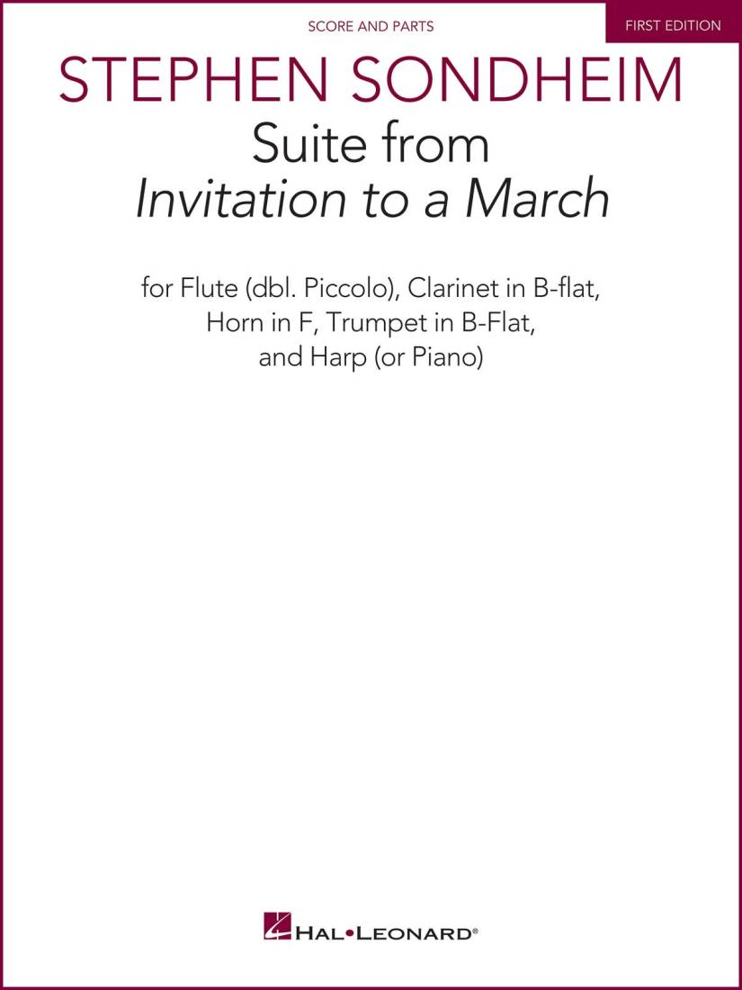 Suite from Invitation to a March - Sondheim - Chamber Quintet (Flute/Clarinet/F Horn/Trumpet/Harp)
