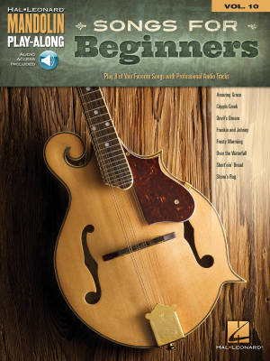 Songs for Beginners: Mandolin Play-Along Volume 10 - Book/Audio Online