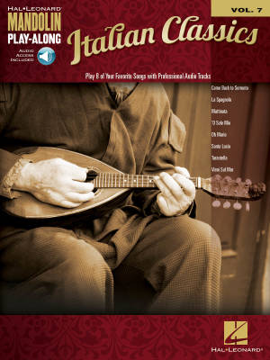 Hal Leonard - Italian Classics: Mandolin Play-Along Volume 7 - Book/Audio Online
