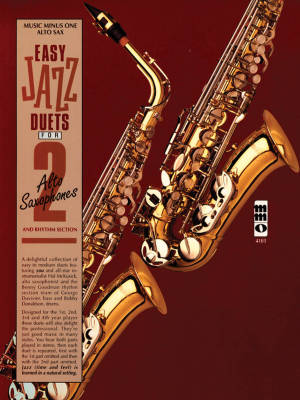 Easy Jazz Duets for 2 Alto Saxophones and Rhythm Section - Farnsworth/Minor - Book/CD