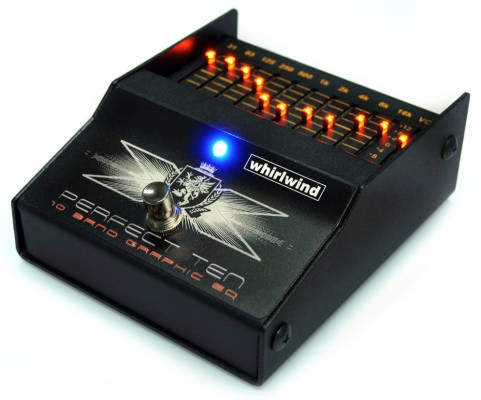 Whirlwind - Perfect Ten - 10 Band EQ Pedal for Guitar and Keyboard