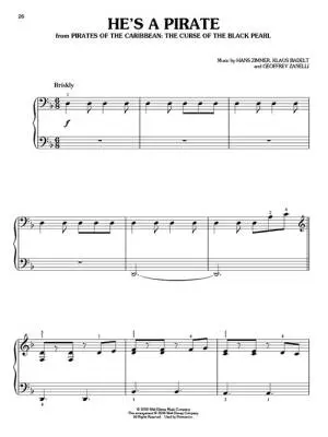 Pirates of the Caribbean: Easy Piano Solo Collection - Zimmer/Badelt - Book