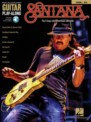 Santana: Guitar Play-Along Volume 21 - Guitar TAB - Book/Audio Online