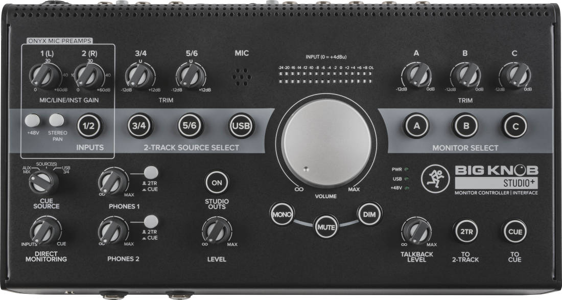 Big Knob Studio+ 4x3 Studio Monitor Controller w/192kHz USB I/O