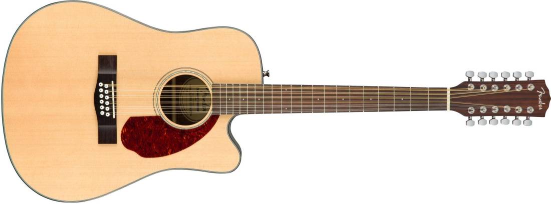 CD-140SCE 12-String Acoustic Electric Guitar with Case - Natural