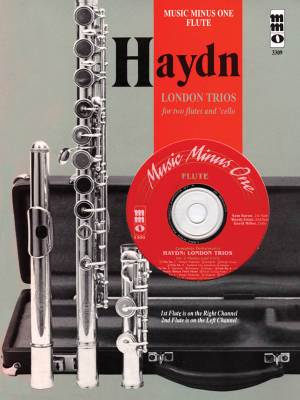 Music Minus One - Haydn - London Trios for 2 Flutes & Violoncello - Book/CD