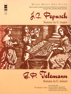 Music Minus One - Pepusch - Sonata in C; Telemann - Sonata in C minor - Flute - Book/CD