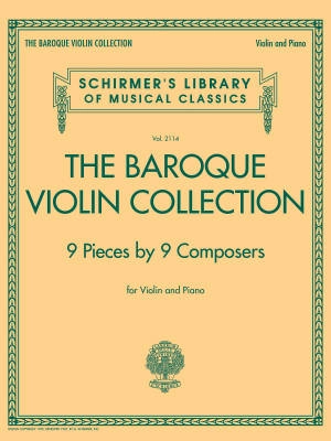 The Baroque Violin Collection - 9 Pieces by 9 Composers - Violin/Piano