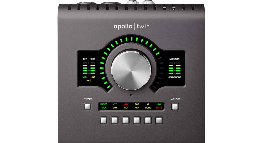 Apollo Twin MkII Audio Interface w/UAD-2 SOLO Core Processing