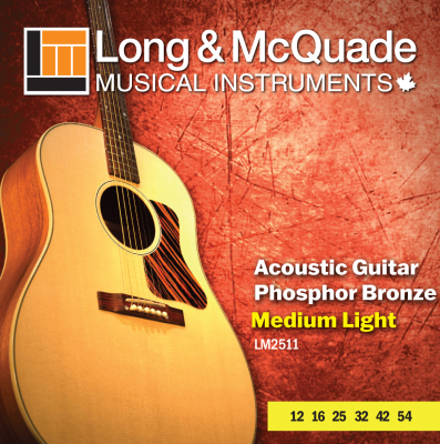 Medium Lite Acoustic Strings 12-54