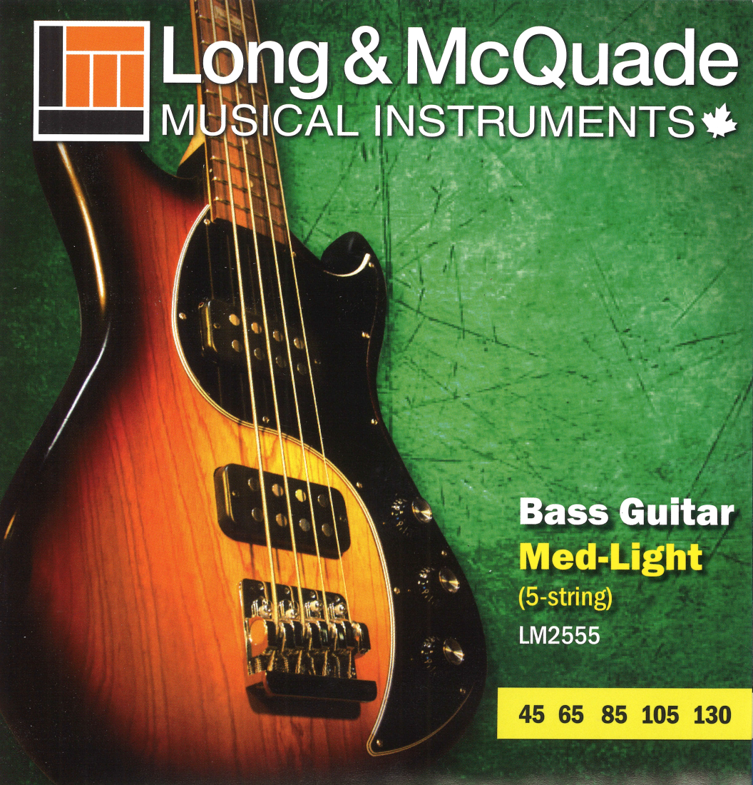 Long & McQuade Medium Light 5 String Bass Strings 45130 Long & McQuade