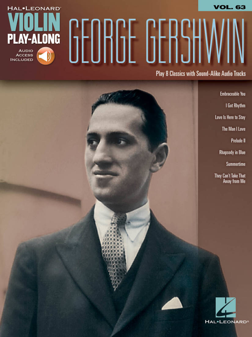 George Gershwin: Violin Play-Along Volume 63 - Book/Audio Online