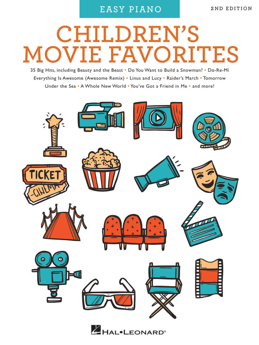 Children\'s Movie Favorites - 2nd Edition - Piano - Book