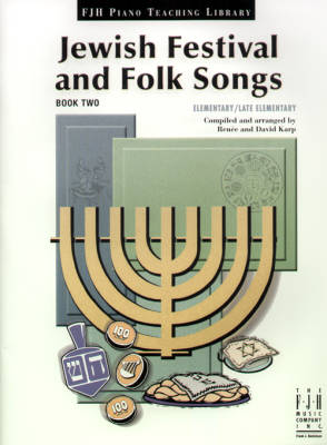 FJH Music Company - Jewish Festival and Folk Songs, Book 2 - Karp/Karp - Piano - Livre