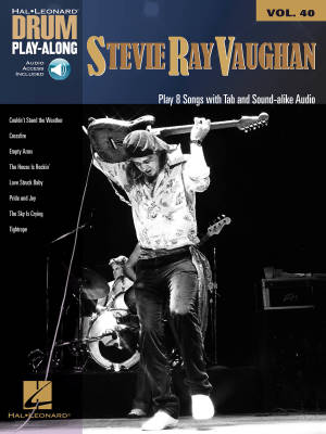 Stevie Ray Vaughan: Drum Play-Along Volume 40 - Drum Set - Book/Audio Online