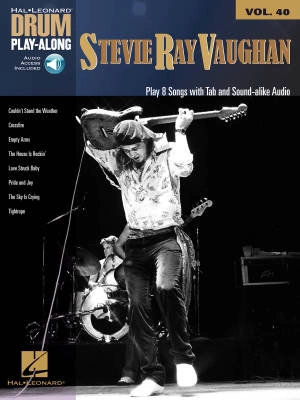 Hal Leonard - Stevie Ray Vaughan: Drum Play-Along Volume 40 - Drum Set - Book/Audio Online