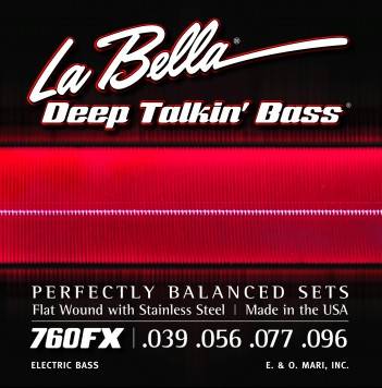 La Bella - Deep Talkin Bass Flats, 4-String Set, Extra Light 39-96