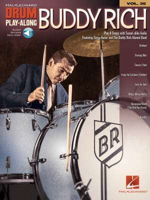 Buddy Rich: Drum Play-Along Volume 35 - Drum Set - Book/Audio Online