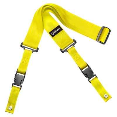 DiMarzio - ClipLock Strap 2 - Neon Yellow