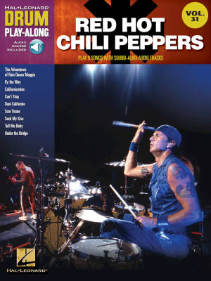Red Hot Chili Peppers: Drum Play-Along Volume 31 - Drum Set - Book/Audio Online