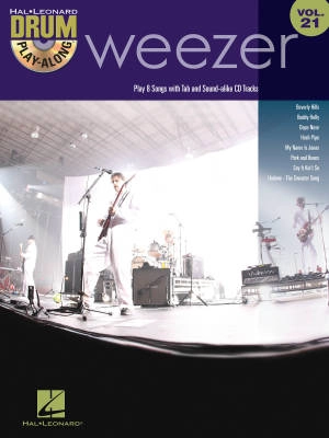 Hal Leonard - Weezer: Drum Play-Along Volume 21 - Drum Set - Book/CD