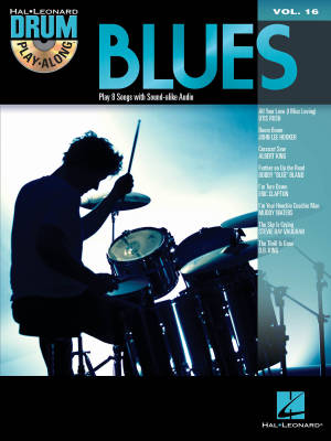 Hal Leonard - Blues: Drum Play-Along Volume 16 - Drum Set - Book/CD