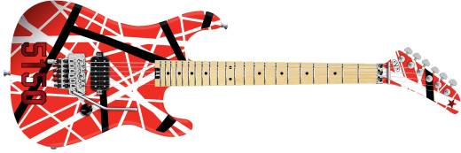 Striped Series 5150 Guitar - R/B/W