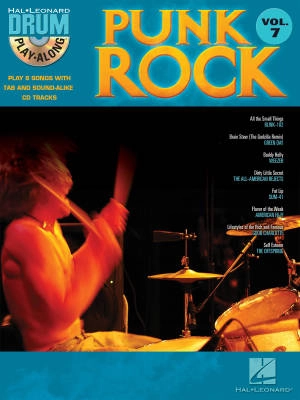 Hal Leonard - Punk Rock: Drum Play-Along Volume 7 - Drum Set - Book/CD