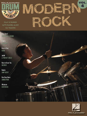 Hal Leonard - Modern Rock: Drum Play-Along Volume 4 - Drum Set -  Book/CD