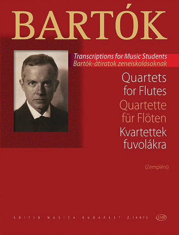 Quartets for Flutes - Bartok/Zempleni - Score/Parts