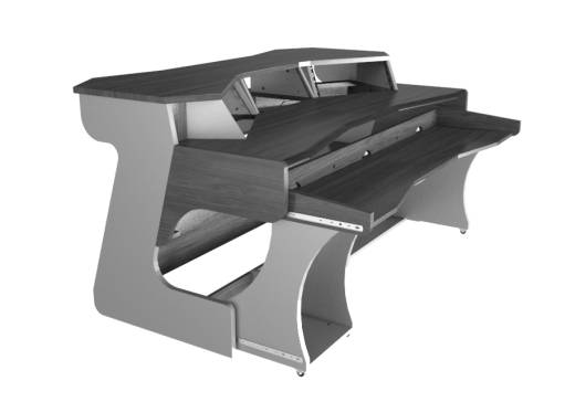 Miza X2 Studio Desk - Titanium Wenge
