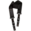 DiMarzio - John Petrucci Nylon ClipLock Guitar Strap - Black w\/Red Stitching
