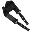 DiMarzio - John Petrucci Nylon ClipLock Guitar Strap, Custom Length - Black w\/Blue Stitching