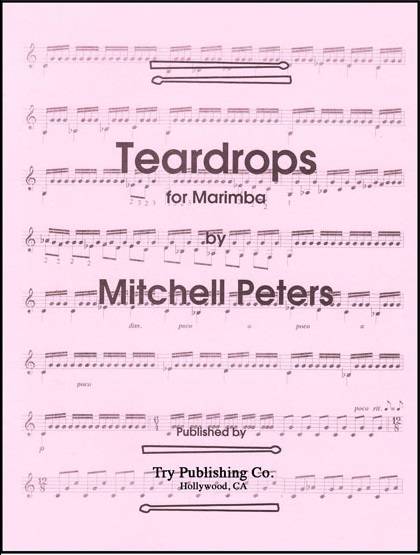 Teardrops - Peters - Marimba - Sheet Music