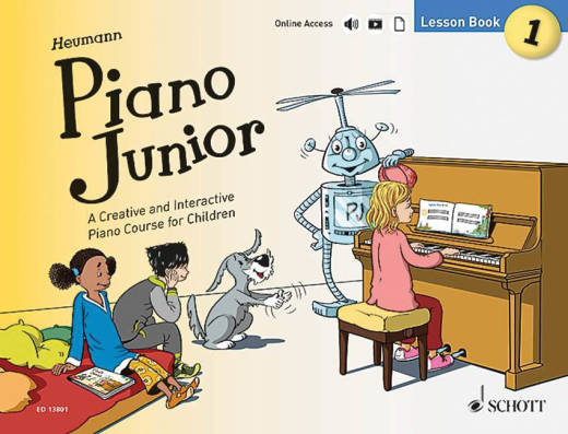 Schott - Piano Junior: Lesson Book 1 - Heumann - Book/Media Online