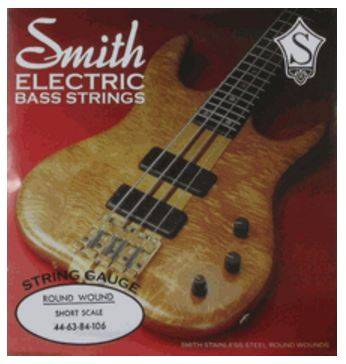 Custom Balanced Round Wound Electric Bass Strings, Short Scale 44-106