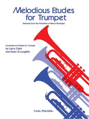 Melodious Etudes for Trumpet - Bordogni/O'Loughlin/Clark - Trumpet - Book