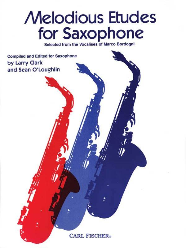 Melodious Etudes for Saxophone - Bordogni/O\'Loughlin/Clark - Saxophone - Book