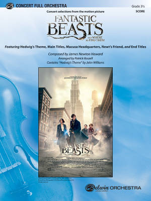 Belwin - Fantastic Beasts and Where to Find Them - Howard/Roszell - Orchestre complet - Niveau 3.5