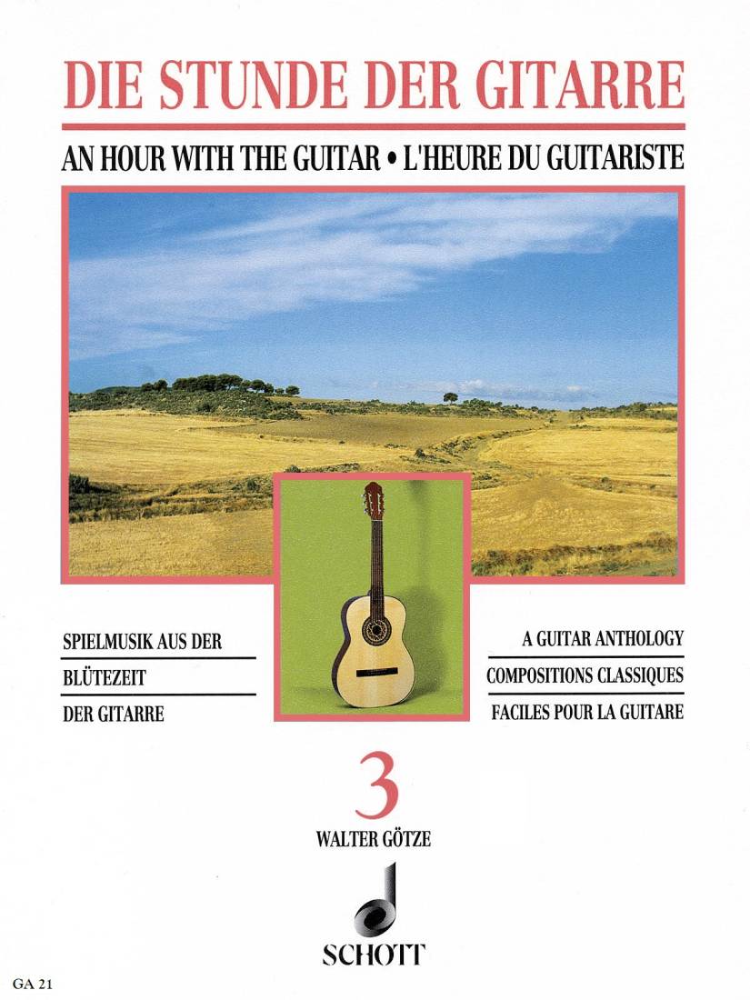 An Hour with the Guitar -- Volume 3 - Gotze - Classical Guitar - Book