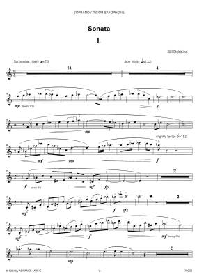 Sonata - Dobbins - Soprano/Tenor Saxophone