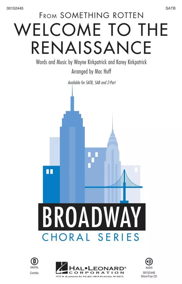 Welcome to the Renaissance (from Something Rotten) - Kirkpatrick/Huff - SATB
