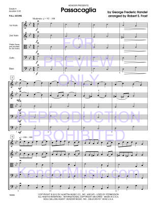 Passacaglia - Handel/Frost - String Orchestra - Gr. 4