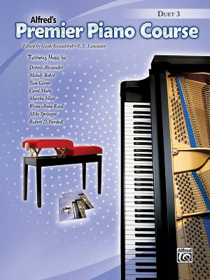 Alfred Publishing - Premier Piano Course, Duet 3 - Kowalchyk/Lancaster - Piano (1 Piano, 4 Hands)