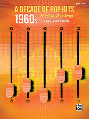 A Decade of Pop Hits: 1960s - Coates - Easy Piano - Book