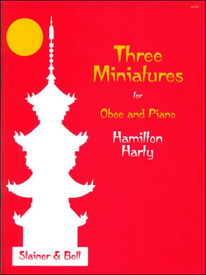 Stainer & Bell Ltd - Three Minatures for Oboe and Piano - Harty - Book