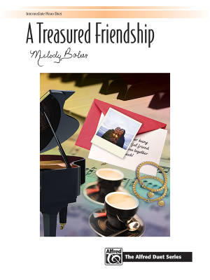 A Treasured Friendship - Bober - Piano Duet (1 Piano, 4 Hands)