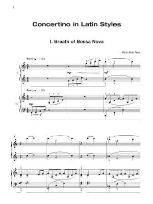 Concertino in Latin Styles - Rossi - Piano Duo (2 Pianos, 4 Hands)