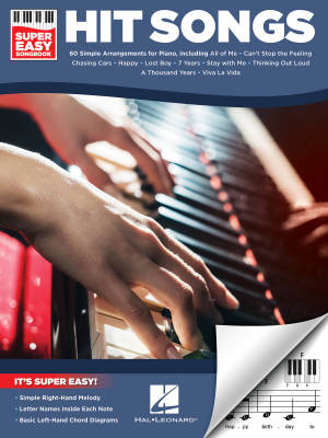 Hal Leonard - Hit Songs: Super Easy Songbook - Piano - Book