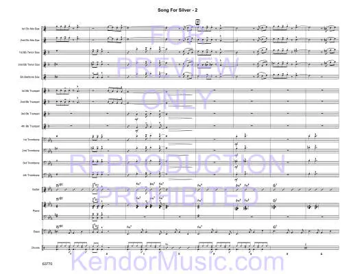 Song For Silver - Blair - Jazz Ensemble - Gr. Very Easy